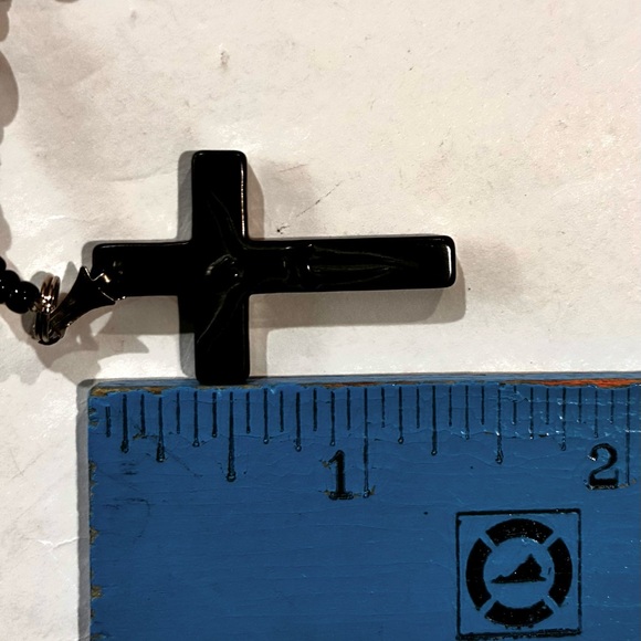 BLACK ROSARY HEMATITE - Picture 7 of 9